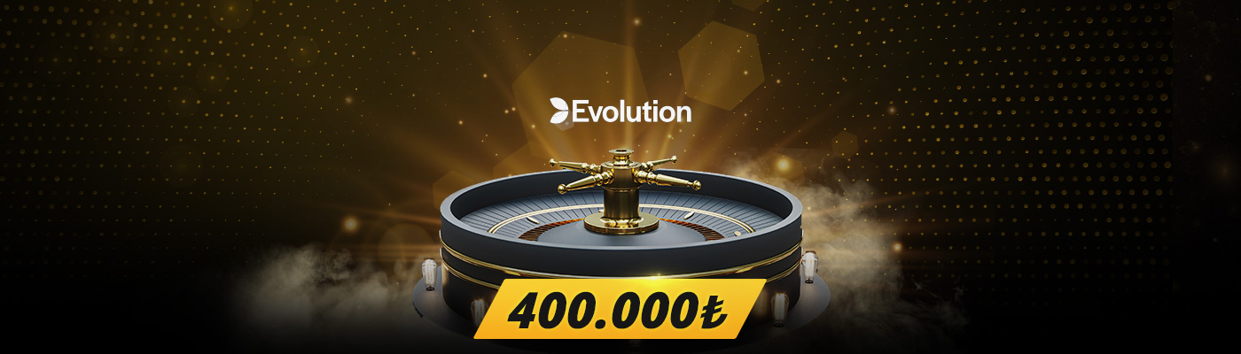 Evolution Ruletten 400.000 TL Nakit Ödül
